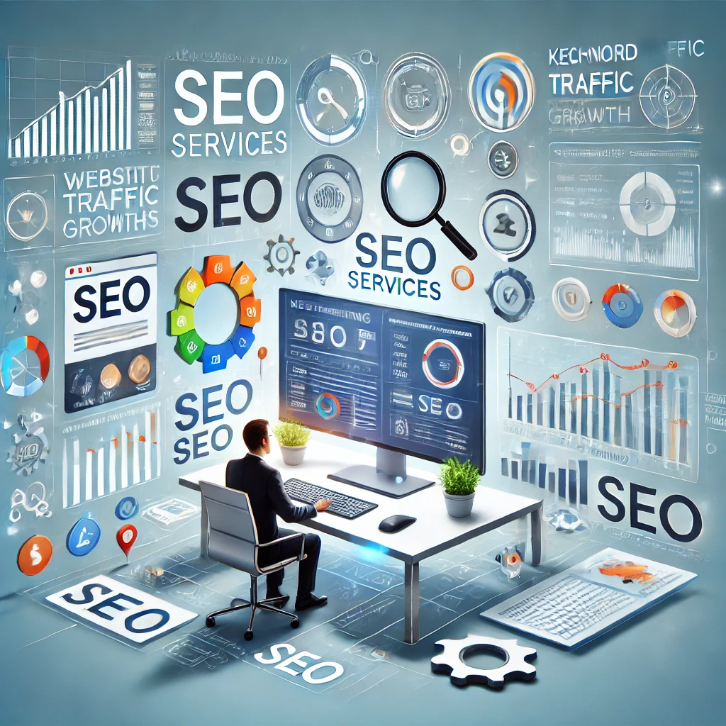 image of someone performing SEO